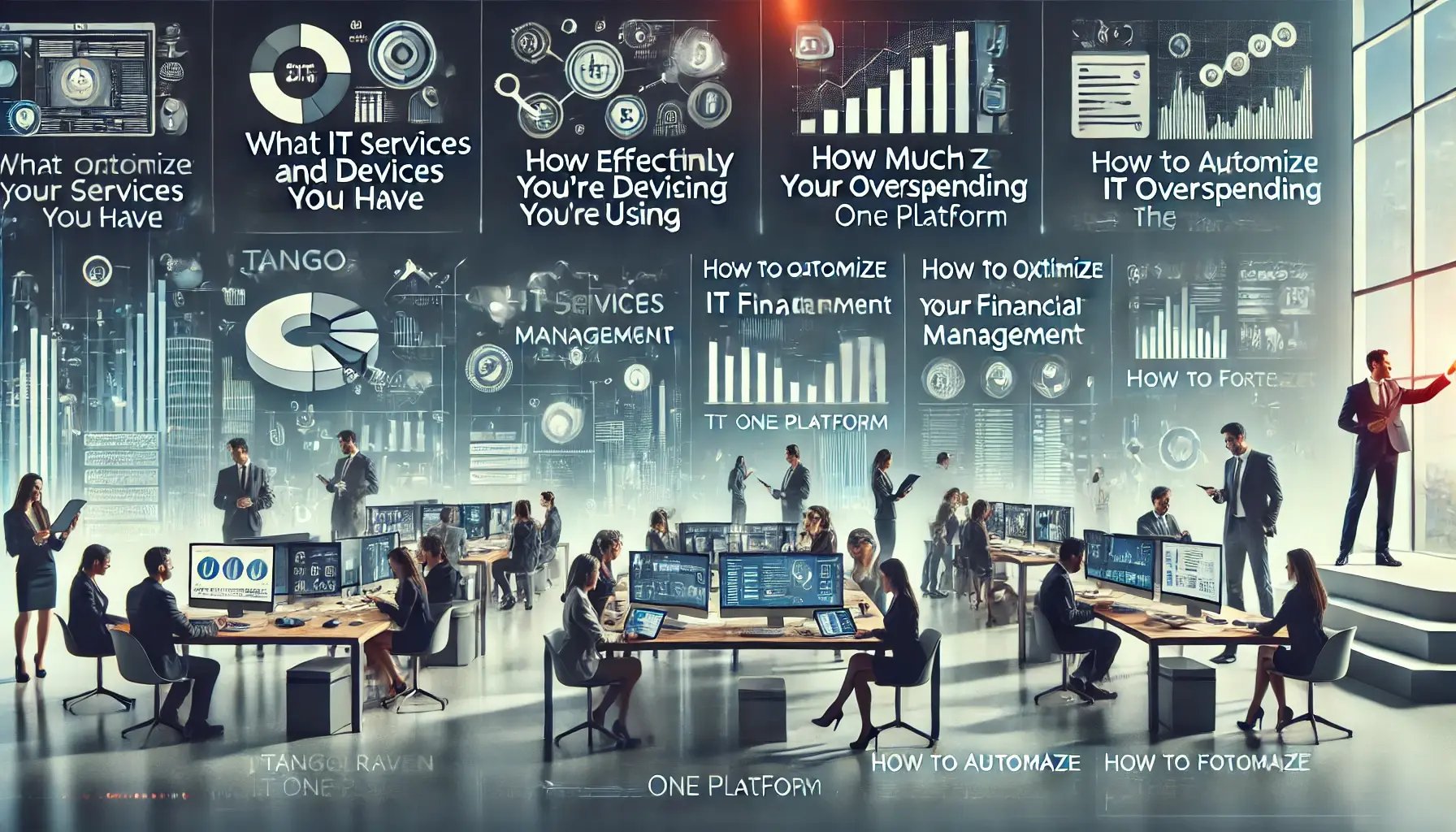 DALL·E 2024-07-20 12.24.24 - A professional and sleek image showcasing the transformation of financial operations in an IT environment. The image should depict a modern office set